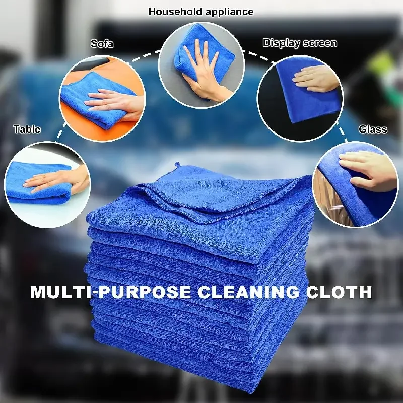 Serviette Microfibre Multifonctionnelle – L’Essentiel pour un Nettoyage Parfait- Ménagers, Polissage , Automobiles, Outils de Nettoyage pour la Maison – Image 4